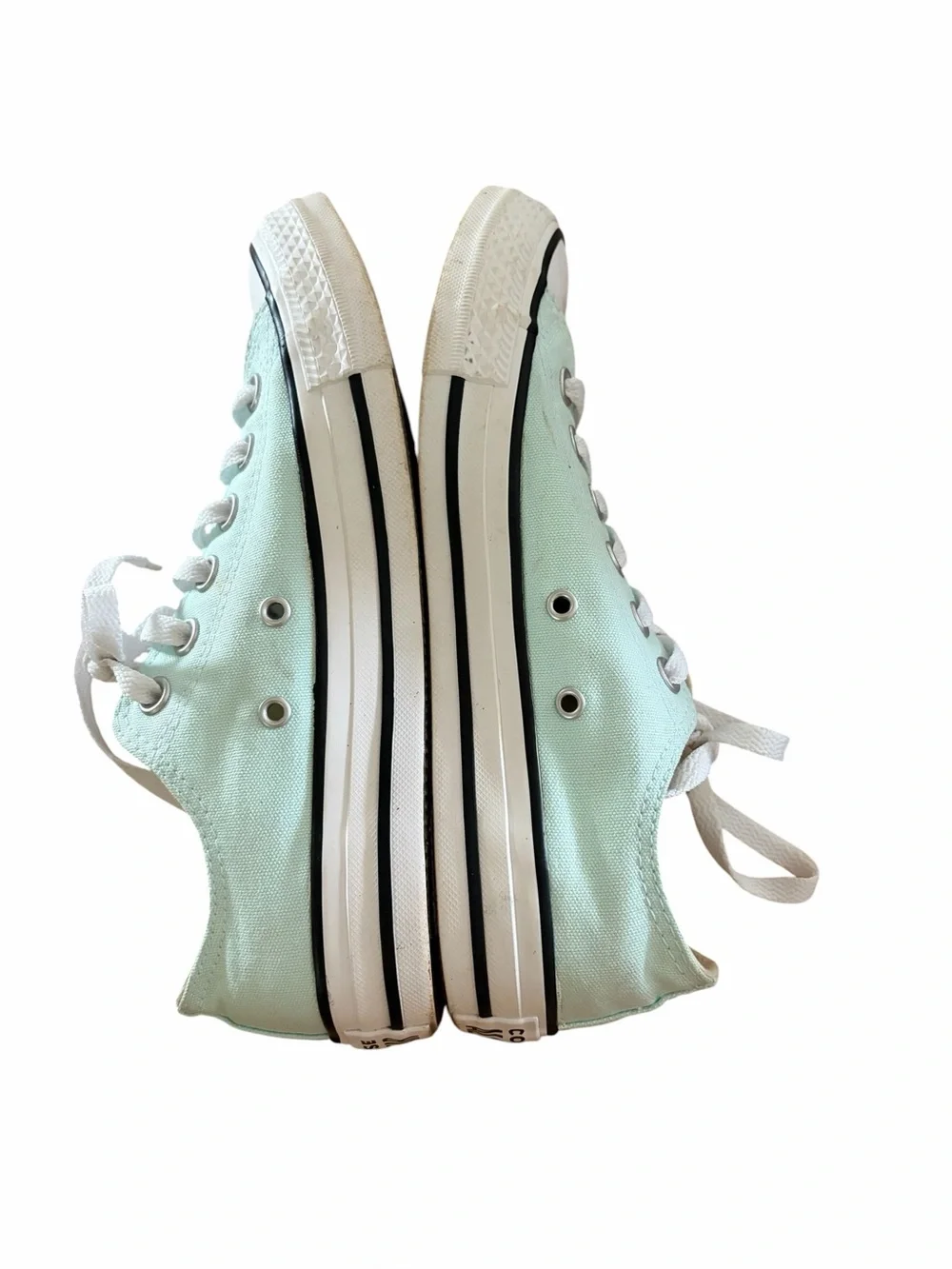 CONVERSE Chuck Taylor All Star Lift Low Sneakers Teal White Sz 7 women’s